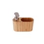 Kitchen Soap Dispenser Bamboo D18XH14CM