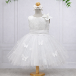 Butterfly Dress – White