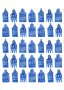 Blue Stellenbosch Art Print