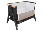 Tutti Bambini Cozee Lite Bedside Crib - Dark Grey & Oak