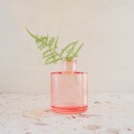 Glass Vase - Abby Pink - 9.5CM Height