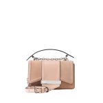 K nova Small Suede Crossbody Bag -nude Pink