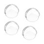 4 Pack - Ball-shaped Silicone Corner Protectors - Clear