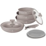 Berlinger Haus Taupe Collection 9 Piece Titan Pro Non-stick Cookware Set BH 8255