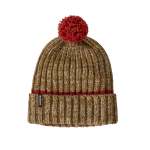 Wool Pom Beanie - Horizon Knit: Hot Ember All