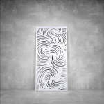 Wall Art D095 - 2900 X 1400 X 20 Indoor Matt White Cool White