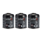 Weber Disposable Gas Cartridge - Triple Pack 3 X 445G 17669 - Default
