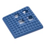 Floor Tile Corner – Flexi-deck Interlinking Anti-slip Drainage Pvc Mat – Blue – Pack Of 4 – FD020004