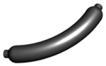 Parts Hot Dog Sausage 33078 - Black