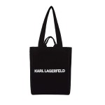 Logo Tall Tote Bag -black