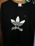 Adidas Black Crewneck