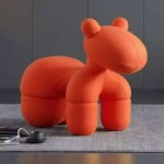 Kids Puppy Shaped Stool - White