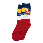 Festive Christmas Socks Assorted Designs - Roof Top Santa