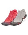 Ua Run No Show Tab 2-PACK Socks - Black XL