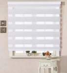 Smte Mordern Readymade Quality Roller Blind ? Textured White & Iywa Tieback 150.0 L X 100.0 W Cm With Keychain