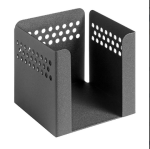 Paper Cube Perforated Range – Black Metal – 804BL