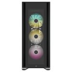 Icue 7000X Rgb Tempered Glass Full Tower Smart Case Black