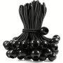 10/20/50PCS Ball Bungee Cords Plastic Ball Rope Outdoor Camping Tent Fixed Ball Rope Trampoline Beach Net Elastic Rope Straps