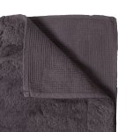 Whisper Soft Luxury Cotton Rug 55 X 150CM - Steel Grey