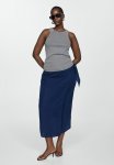 Plus Skirt Milos - Open Blue