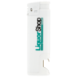 Liquorshop White Electric Lighter With Bottle Opener
