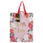 Gift Bag Foil Large Flowers Colour May Vary