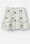 Cotton On Everly Fleece Skirt - Vanilla bows