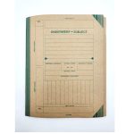 Z20 3-FOLD Folder 180GM 100 Green Printed