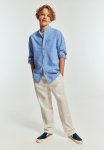 Linen-blend Joggers - White