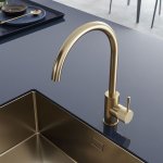 Gold Gooseneck Sink Mixer