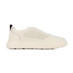 Refined Leather Low-top Sneaker -white