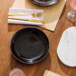 Stoneware Side Plate Ebony