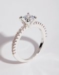 Silver Plated Round Cubic Zirconia Toggle Tennis Bracelet
