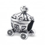 C89-C11112 - Sterling Silver Princess Carriage European Bead