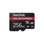 SanDisk 256GB Microsd Express Memory Card 880MB S