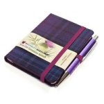 Thistle Tartan: MINI With Pen: Scottish Traditions: Waverley Genuine Tartan Cloth Commonplace Notebook Hardcover