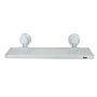 Bathlux Single Shelf With Suction Cup Retail Box No