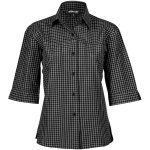 Ladies 3 4 Sleeve Prestige Shirt Black