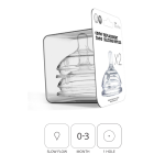 Comotomo Replacement Teats Fast Flow 6 Months+