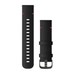 Garmin Quick Release 22MM Leather Bands – Black Slate Buckle