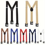 1PC Men's Suspenders Outdoor Suspenders Trouser Suspenders Durable And Comfortable For Men Daily Life Sports Vacation