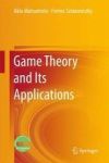 Game Theory And Its Applications Hardcover 1ST Ed. 2016