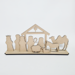 Wood Nativity Set