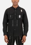 Recon Nocturne Fashion Regular Fit Woven Shirts - Black