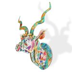 MINI Kudu Head With Paradise Print