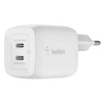 Belkin Boostcharge 45W 2-PORT Type-c Charger White