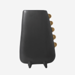Croc Vase - Charcoal