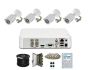 1080P 4CH Dvr & 4 Bullet Cameras Diy Cctv Kit