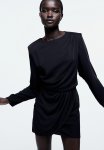 Draped Dress - Black