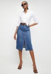 Superbalist Denim Pencil Skirt - Mid Blue